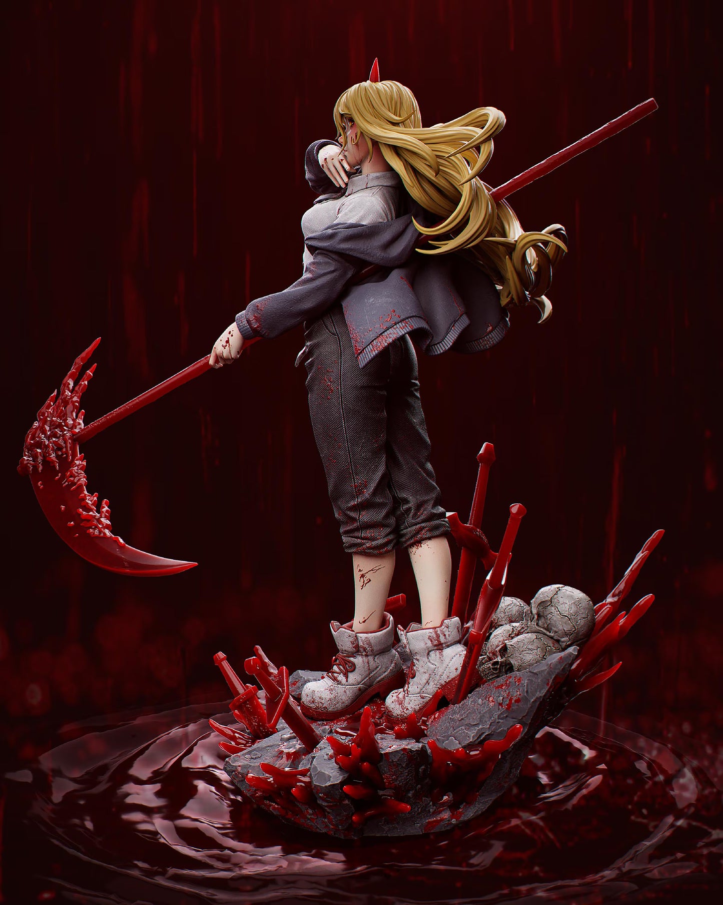 Anime 3D Statue STL File - Ready for 3D Printing