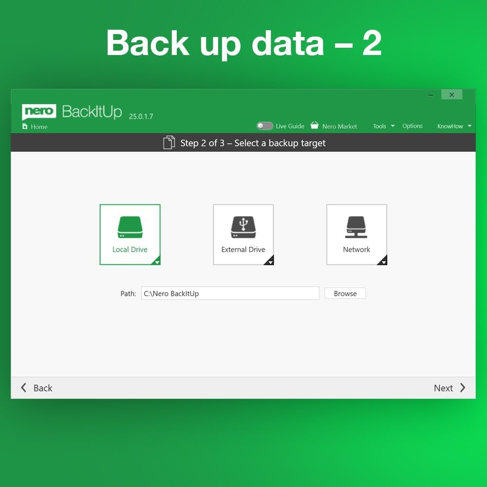 Nero BackItUp – Data Backup Software | Automatic Backup, Data Recovery, Cloud Backup, Fully Automated | Lifetime License | 1 PC