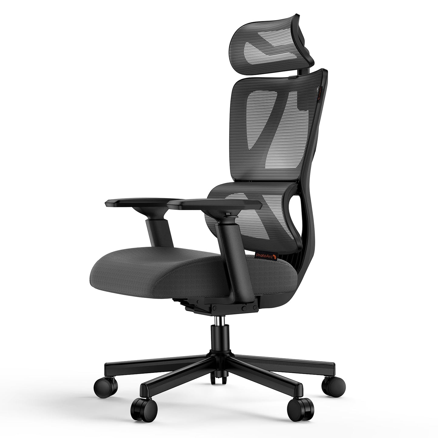 Edugie EC100 Ergonomic Office Chair – Thick Cushion, Adaptive Lumbar & Adjustable Headrest