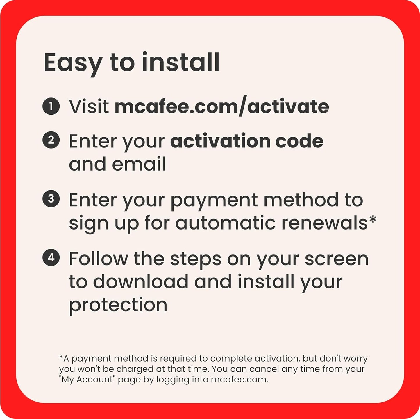 McAfee Total Protection 2026 (3 Devices) – Antivirus, VPN, Password Manager & Identity Protection for Windows & Mac | 1-Year Auto-Renew