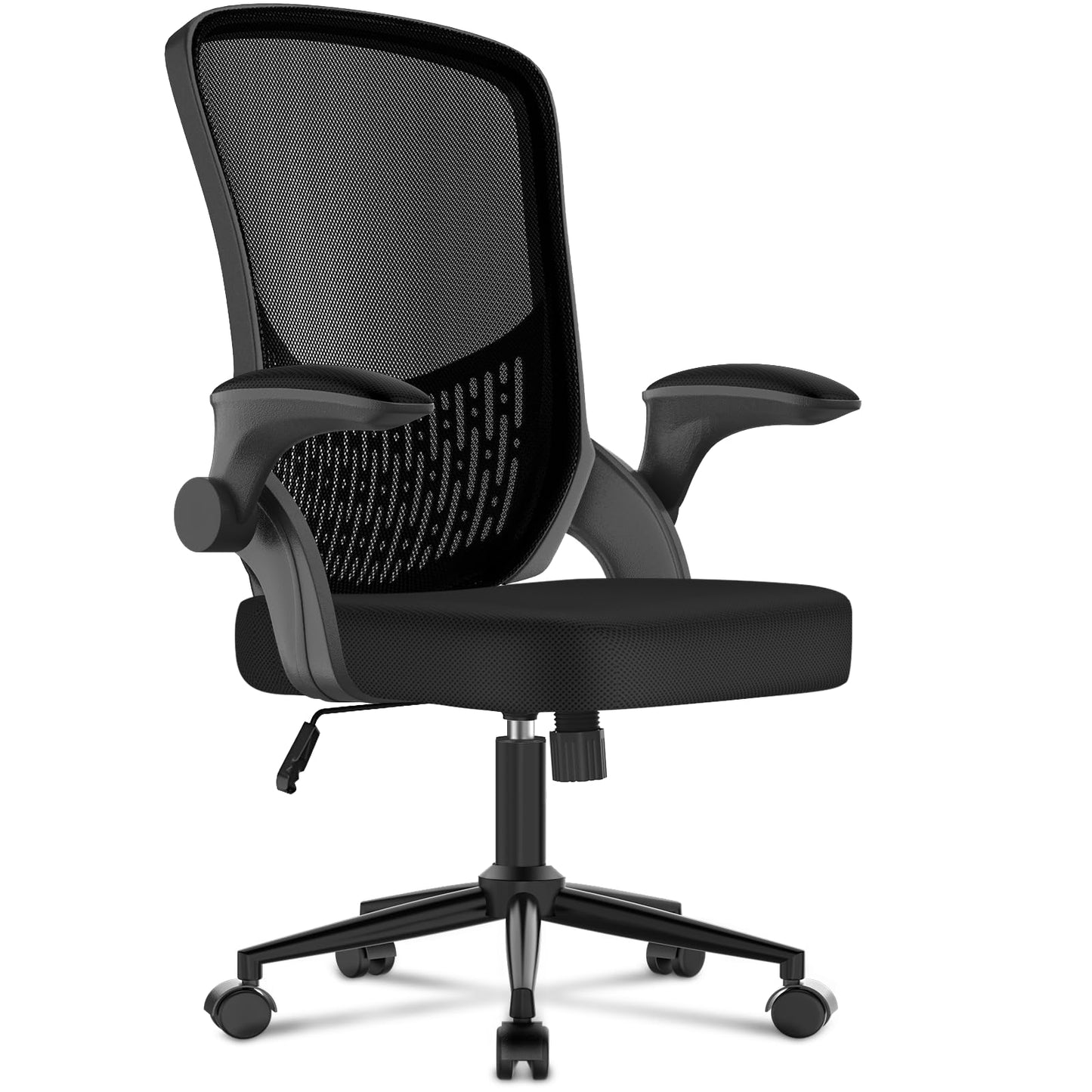 Edugie Ergonomic Mesh Office Chair – 3D Lumbar Support & Flip-Up Arms