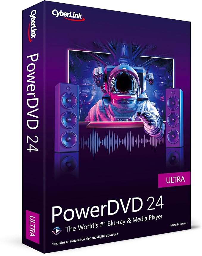 CyberLink PowerDVD 24 Ultra | Blu-ray, DVD, & Media Player Software | Play Virtually Any File Format
