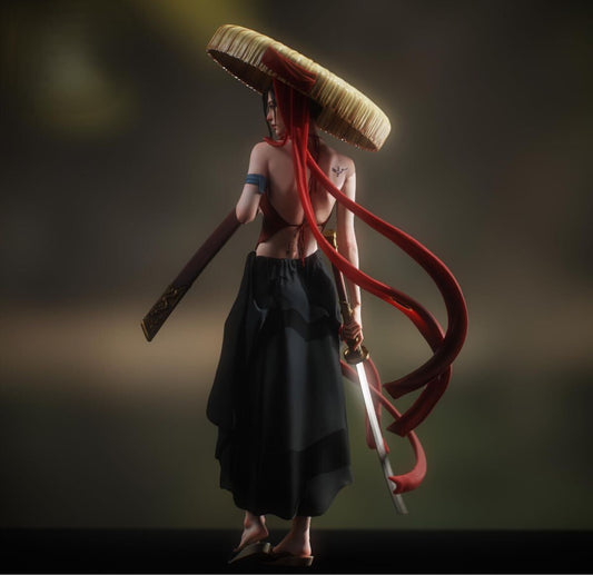 Anime 3D Statue STL File - Ready for 3D Printing