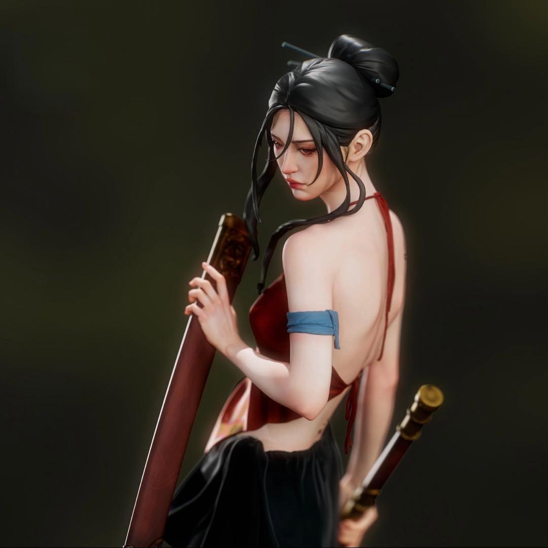 Anime 3D Statue STL File - Ready for 3D Printing