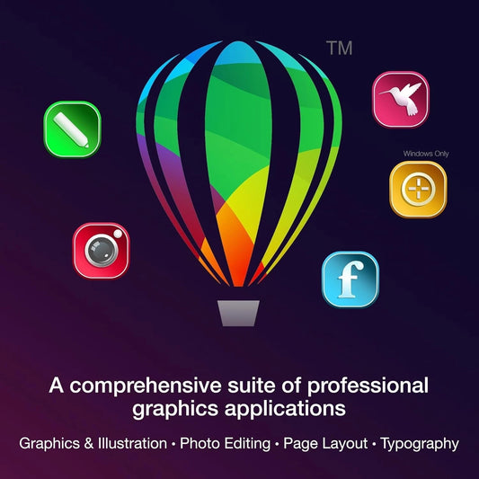 CorelDRAW Graphics Suite 2025 Activation Card for Students & Teachers