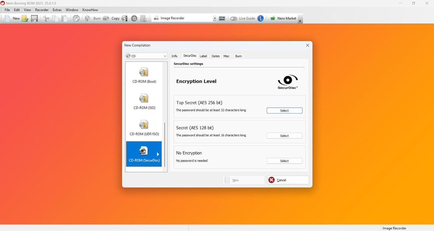 Nero Burning ROM 2026 – Pro CD DVD Burning Software for Music and Data | Burn Copy Rip and Archive Your Files | Secure Disc Burner with Encryption | Lifetime License for 1 PC