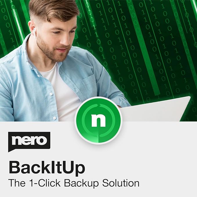Nero BackItUp – Data Backup Software | Automatic Backup, Data Recovery, Cloud Backup, Fully Automated | Lifetime License | 1 PC