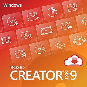 Roxio Creator NXT 9 | Multimedia Suite and CD/DVD Disc Burning Software [PC Download]
