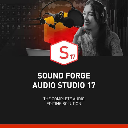 SOUND FORGE Audio Studio 17 - The multi-talent for recording, audio editing, restoration & mastering | audio editing software | music production