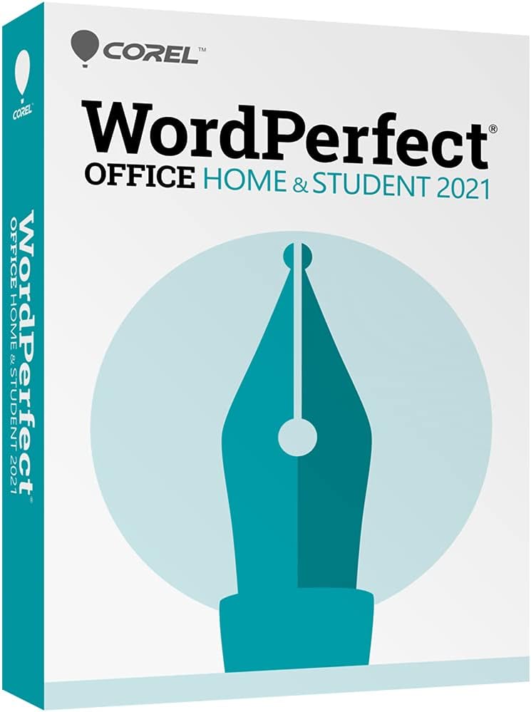 Corel WordPerfect Office Home & Student – Complete Office Suite with Word Processing, Spreadsheets & Presentation Tools (PC Disc)
